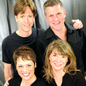 Photo #1: Mark Schuliger, James F. Petsche, Amy Anderson and Jill Taylor in 'Dinner with Friends'